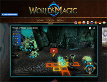 Tablet Screenshot of myworldsofmagic.com